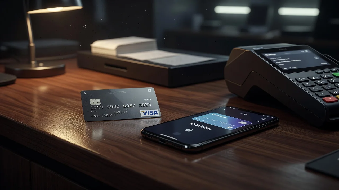 Olympe cashier with Visa, Skrill and crypto coins
