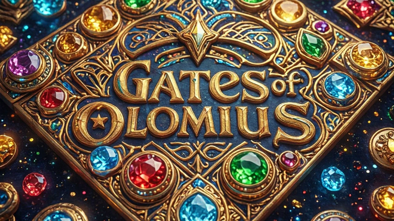 Gates of Olympus reels with lightning and gold multiplier gems